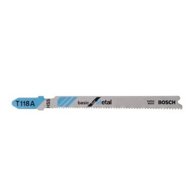 Pjūkleliai siaurapjūkliui Bosch T 118 A, 3 vnt., 2608631507 Pjūkleliai siaurapjūkliui Bosch T 118 A, 3 vnt., 2608631507