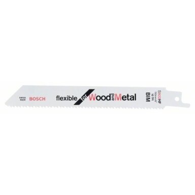 Pjūkleliai tiesiniam pjūklui Bosch S 922 HF, 5 vnt., 2608656016 Pjūkleliai tiesiniam pjūklui Bosch S 922 HF, 5 vnt., 2608656016