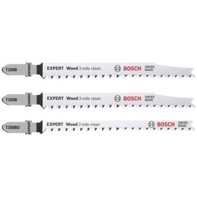 Pjūklelis siaurapjūkliui Bosch, 117 mm, 3 vnt., 2608900559