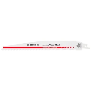 Pjūklelis tiesiniam pjūklui Bosch S 1156 XHM, 225 mm, 1 vnt., 2608653100 Pjūklelis tiesiniam pjūklui Bosch S 1156 XHM, 225 mm, 1 vnt., 2608653100
