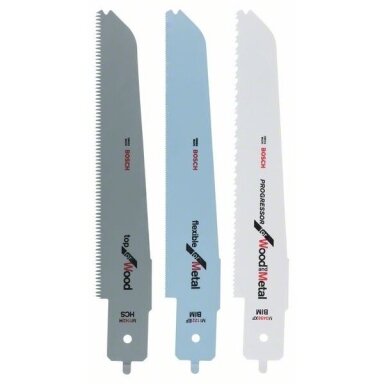 Pjūklelių komplektas pjūklui Bosch PFZ 500 E, 3 vnt., 2608656934 Pjūklelių komplektas pjūklui Bosch PFZ 500 E, 3 vnt., 2608656934