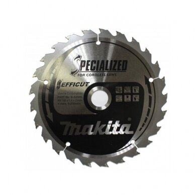 Pjovimo diskas Makita B-62985, 165X1.4X20mm, 23°, T25,1 vnt. Pjovimo diskas Makita B-62985, 165X1.4X20mm, 23°, T25,1 vnt.