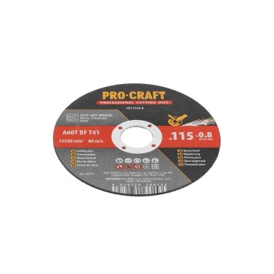 Pjovimo diskas „ProCraft CD115x0.8” 2 Pjovimo diskas „ProCraft CD115x0.8” 2