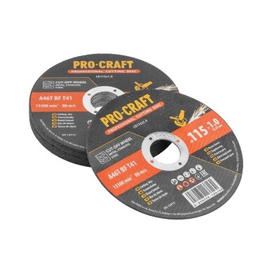 Pjovimo diskas „ProCraft CD115x1.0” 3 Pjovimo diskas „ProCraft CD115x1.0” 3