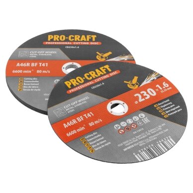 Pjovimo diskas „ProCraft CD230x1.6" 3 Pjovimo diskas „ProCraft CD230x1.6" 3