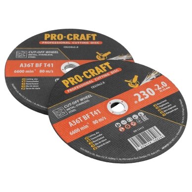 Pjovimo diskas „ProCraft CD230x2.0" 3 Pjovimo diskas „ProCraft CD230x2.0" 3