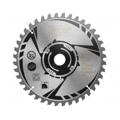 Pjovimo diskas Ryobi RAMSB254-40, 254 mm Pjovimo diskas Ryobi RAMSB254-40, 254 mm
