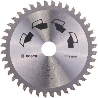 Pjovimo diskas SPECIAL BOSCH 130x2x20/16. Z40 Pjovimo diskas SPECIAL BOSCH 130x2x20/16. Z40