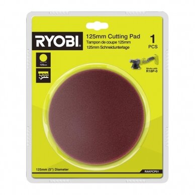 Pjovimo pagalvėlė Ryobi RAKPCP01, 125 mm Pjovimo pagalvėlė Ryobi RAKPCP01, 125 mm