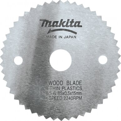 Pjūklas Makita 792299-8, 85X0.5X15mm, T50 Pjūklas Makita 792299-8, 85X0.5X15mm, T50