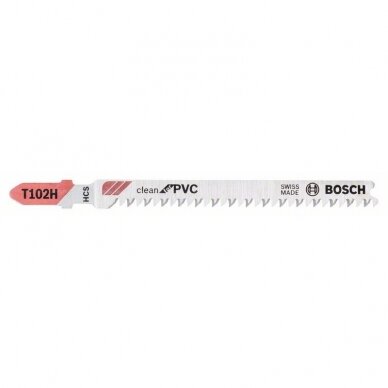 Pjūkleliai siaurapjūkliui Bosch T-102 H, 5 vnt., 2608667446 Pjūkleliai siaurapjūkliui Bosch T-102 H, 5 vnt., 2608667446