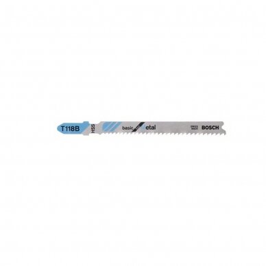 Pjūkleliai siaurapjūkliui Bosch T 118 B, 3 vnt., 2608631673 Pjūkleliai siaurapjūkliui Bosch T 118 B, 3 vnt., 2608631673