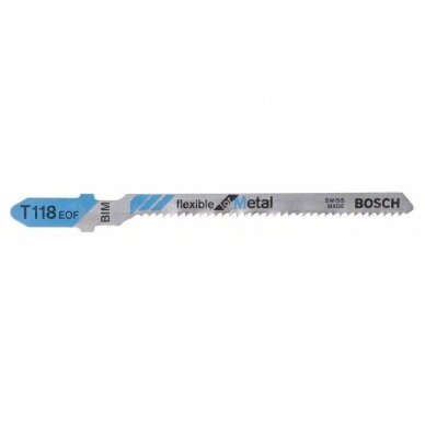 Pjūkleliai siaurapjūkliui Bosch T 118 EOF, 5 vnt., 2608634237 Pjūkleliai siaurapjūkliui Bosch T 118 EOF, 5 vnt., 2608634237