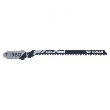 Pjūkleliai siaurapjūkliui Bosch T 119 BO, 5 vnt., 2608630310 Pjūkleliai siaurapjūkliui Bosch T 119 BO, 5 vnt., 2608630310