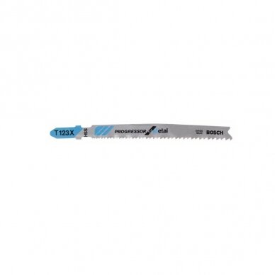 Pjūkleliai siaurapjūkliui Bosch T 123 XF, 5 vnt., 2608638473 Pjūkleliai siaurapjūkliui Bosch T 123 XF, 5 vnt., 2608638473