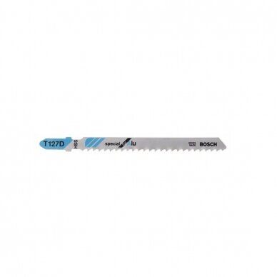 Pjūkleliai siaurapjūkliui Bosch T 127 D, 5 vnt., 2608631017 Pjūkleliai siaurapjūkliui Bosch T 127 D, 5 vnt., 2608631017