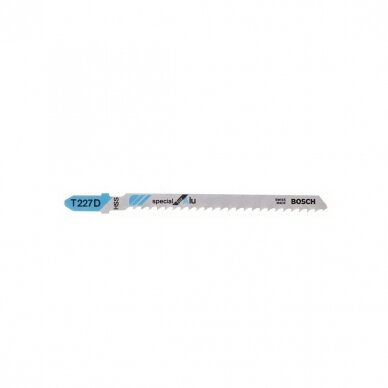 Pjūkleliai siaurapjūkliui Bosch T 227 D, 3 vnt., 2608631671 Pjūkleliai siaurapjūkliui Bosch T 227 D, 3 vnt., 2608631671