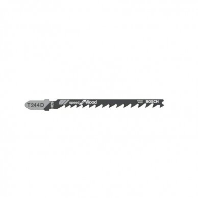 Pjūkleliai siaurapjūkliui Bosch T 244 D, 100 mm, 100 vnt., 2608637881 Pjūkleliai siaurapjūkliui Bosch T 244 D, 100 mm, 100 vnt., 2608637881