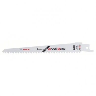 Pjūkleliai tiesiniam pjūklui Bosch S 611 DF, 5 vnt., 2608656258 Pjūkleliai tiesiniam pjūklui Bosch S 611 DF, 5 vnt., 2608656258