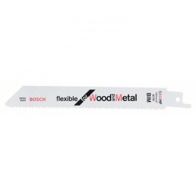 Pjūkleliai tiesiniam pjūklui Bosch S 922 HF, 5 vnt., 2608656016 Pjūkleliai tiesiniam pjūklui Bosch S 922 HF, 5 vnt., 2608656016