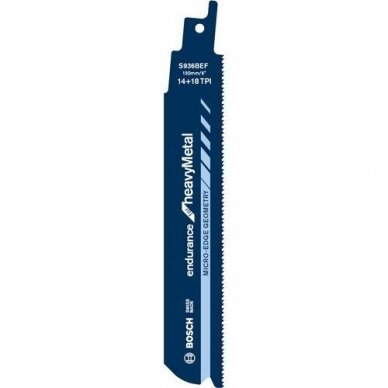 Pjūkleliai tiesiniam pjūklui Bosch S 927 BEF, 150 mm, 5 vnt., 2608657523 Pjūkleliai tiesiniam pjūklui Bosch S 927 BEF, 150 mm, 5 vnt., 2608657523