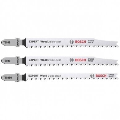 Pjūklelis siaurapjūkliui Bosch, 117 mm, 3 vnt., 2608900559 Pjūklelis siaurapjūkliui Bosch, 117 mm, 3 vnt., 2608900559