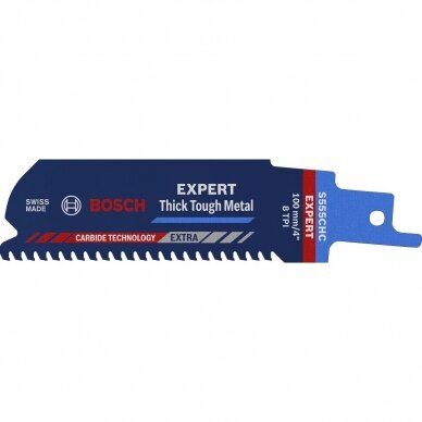 Pjūklelis tiesiniam pjūklui Bosch S555CHC, 100 mm, 2608900364 Pjūklelis tiesiniam pjūklui Bosch S555CHC, 100 mm, 2608900364