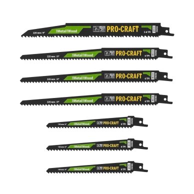 Pjūklo geležčių rinkinys „ProCraft SB12" 3