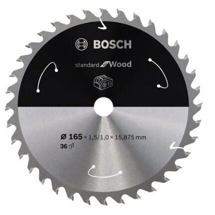 Pjovimo diskas Bosch Standard for Wood, 190x30x1.6/1.1x24T, 2608837708 Pjovimo diskas Bosch Standard for Wood, 190x30x1.6/1.1x24T, 2608837708