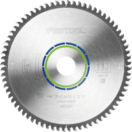 Pjūklo diskas HW 210x2,4x30 TF72 ALUMINIUM/PLASTICS 1 Pjūklo diskas HW 210x2,4x30 TF72 ALUMINIUM/PLASTICS 1