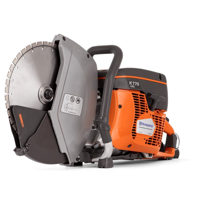 Pjaustytuvas Husqvarna K 770/12" VAC, 3.7kW (su pajungimu prie siurblio) Pjaustytuvas Husqvarna K 770/12" VAC, 3.7kW (su pajungimu prie siurblio)