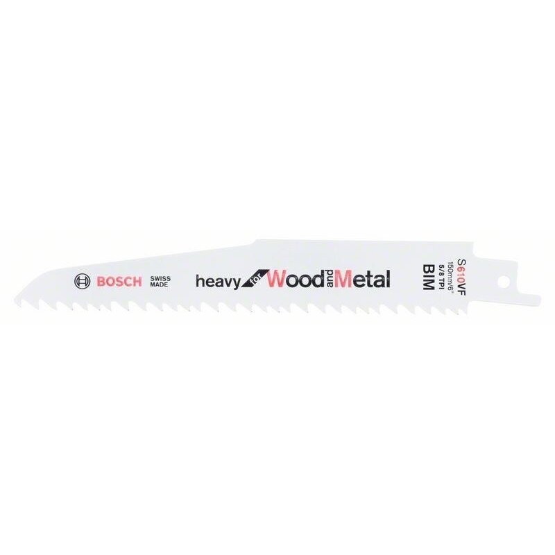 Pjūkleliai tiesiniam pjūklui Bosch S 610 VF, 5 vnt., 2608657608 Pjūkleliai tiesiniam pjūklui Bosch S 610 VF, 5 vnt., 2608657608