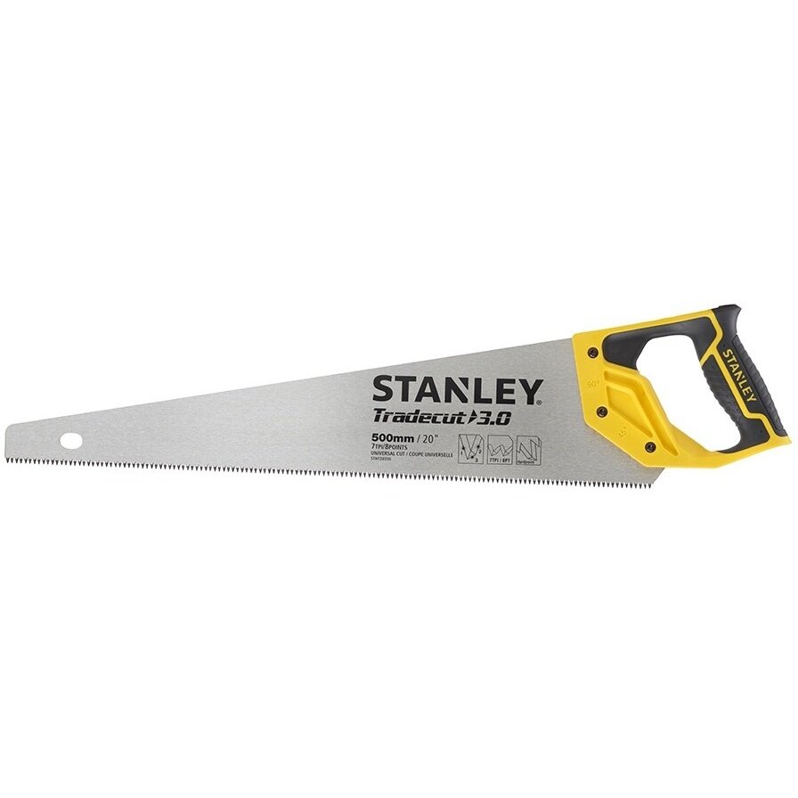 Pjūklas medžiui TradeCut 3.0 Stanley | 11 tpi, 450 mm švariam pjūviui Pjūklas medžiui TradeCut 3.0 Stanley | 11 tpi, 450 mm švariam pjūviui