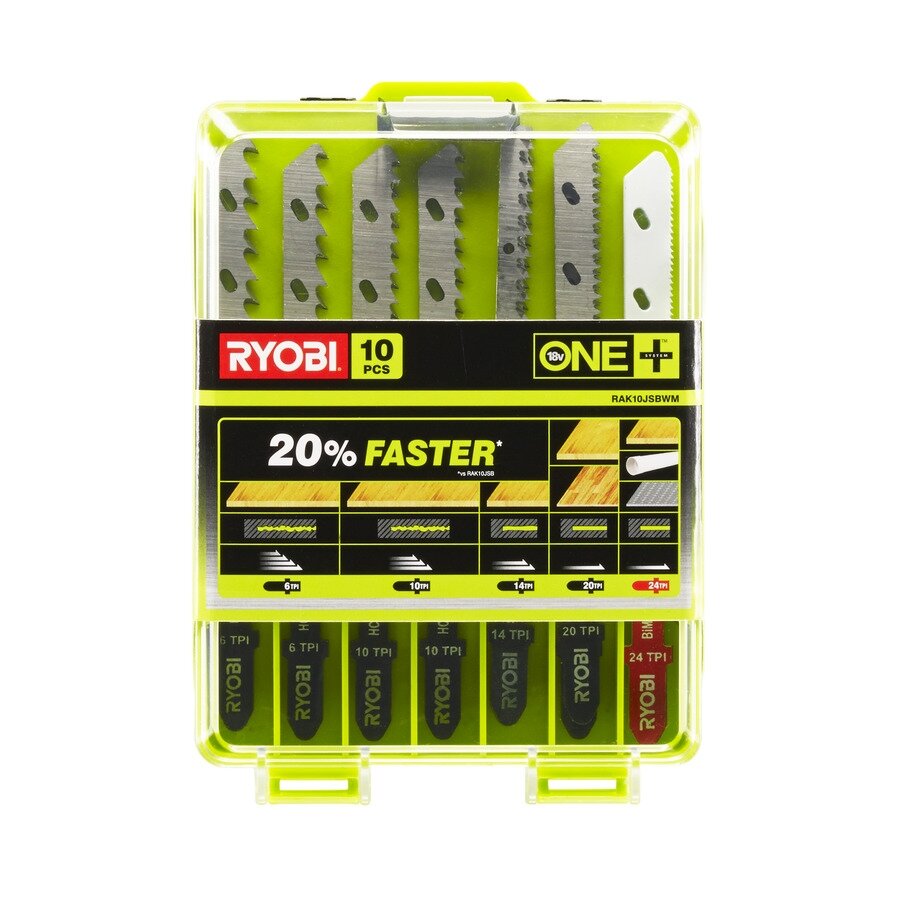 Pjūklelis siaurapjūkliui Ryobi RAK10JSBWM, 10 vnt. Pjūklelis siaurapjūkliui Ryobi RAK10JSBWM, 10 vnt.