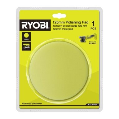 Poliravimo pagalvėlė Ryobi RAKPPP01, 125 mm Poliravimo pagalvėlė Ryobi RAKPPP01, 125 mm