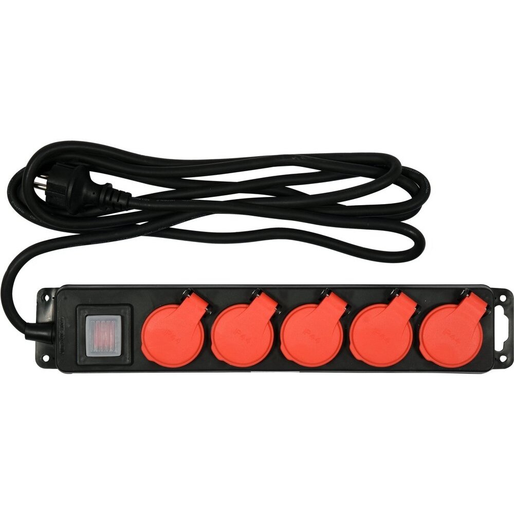 Prailgintojas elektros 5 lizdų IP44 3 m 1,5 mm² YATO (YT-81242) Prailgintojas elektros 5 lizdų IP44 3 m 1,5 mm² YATO (YT-81242)