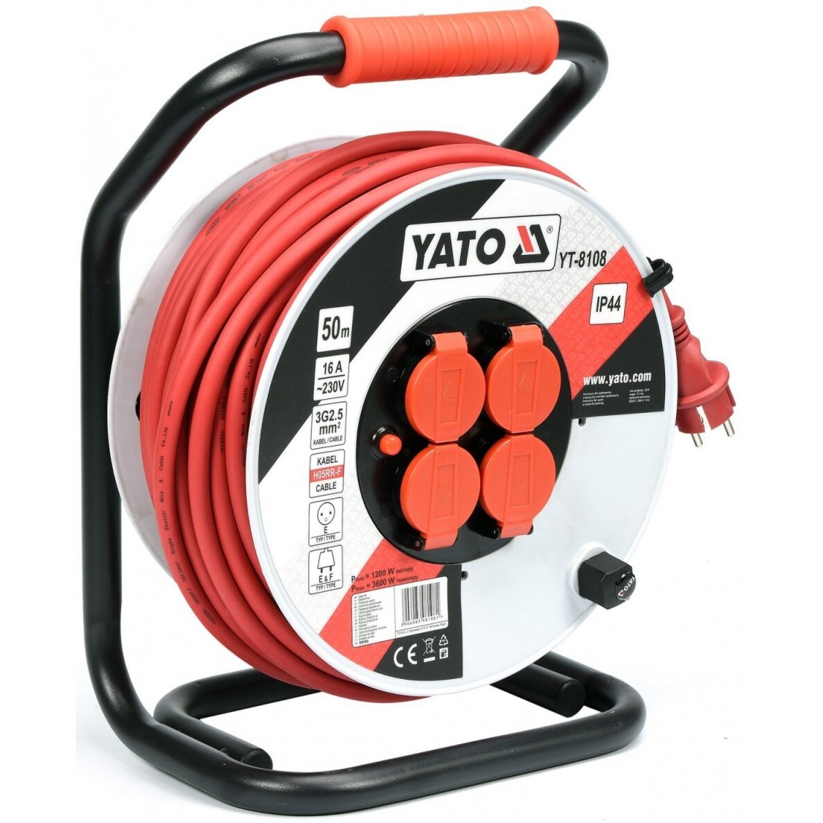 Prailgintojas elektros 3x2,5mm² Yato | 30m, 16A