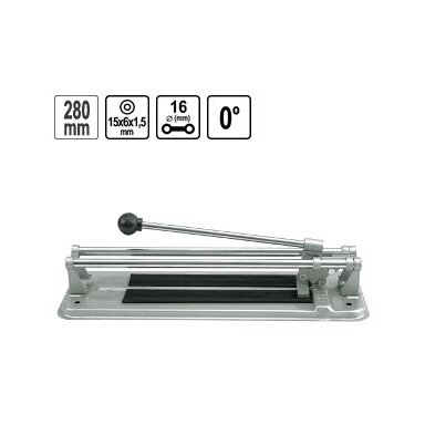 Prietaisas glazūruotų plytelių pjaustymui Vorel | 280mm, rat.15x6x1,5mm Prietaisas glazūruotų plytelių pjaustymui Vorel | 280mm, rat.15x6x1,5mm