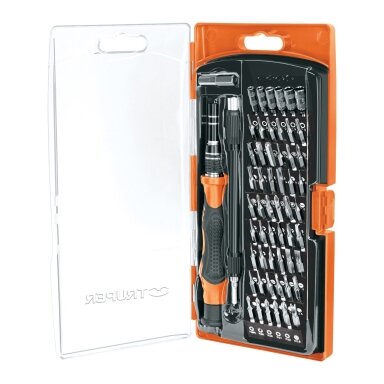 Profesionalus atsuktuvų rinkinys 57vnt Truper® Profesionalus atsuktuvų rinkinys 57vnt Truper®