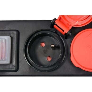 Prailgintojas elektros 5 lizdų IP44 3 m 1,5 mm² YATO (YT-81242) 3 Prailgintojas elektros 5 lizdų IP44 3 m 1,5 mm² YATO (YT-81242) 3