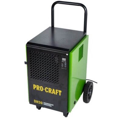 Pramoninis drėgmės surinktuvas „ProCraft DH50” 7 Pramoninis drėgmės surinktuvas „ProCraft DH50” 7