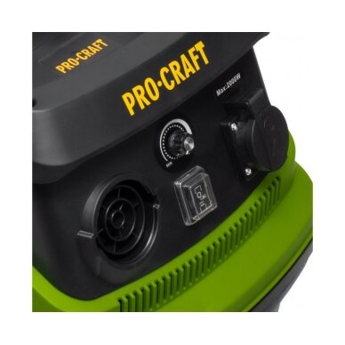 Pramoninis dulkių siurblys „ProCraft VP2000” 2 Pramoninis dulkių siurblys „ProCraft VP2000” 2