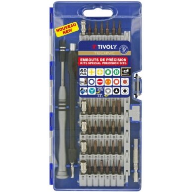 Precision bit set - 60 pcs Precision bit set - 60 pcs