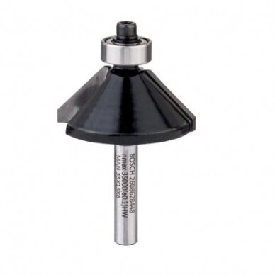 Profilinė freza Bosch, 6/34,9/11,1/56 mm, 45°, 2608628448 Profilinė freza Bosch, 6/34,9/11,1/56 mm, 45°, 2608628448