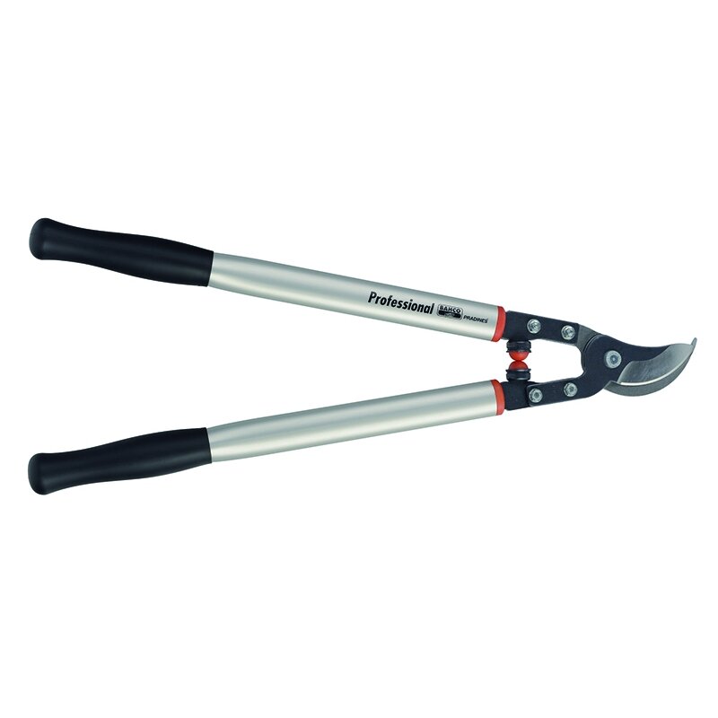 Profesionalios SUPER LIGHT serijos šakų žirklės specialia pjovimo galvos forma pritaikytos vaismedžiams ir medžiams genėti. Bendras ilgis 600 mm. Kerpa 45 mm. Profesionalios SUPER LIGHT serijos šakų žirklės specialia pjovimo galvos forma pritaikytos vaismedžiams ir medžiams genėti. Bendras ilgis 600 mm. Kerpa 45 mm.