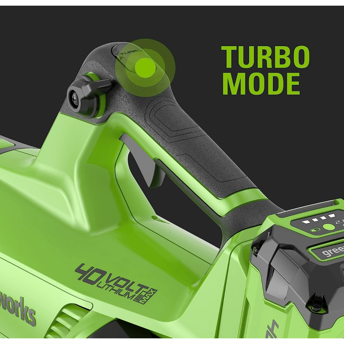 Greenworks G40ABII PŪSTUVAS 40V (40V be akumuliatorių ir kroviklio) 3