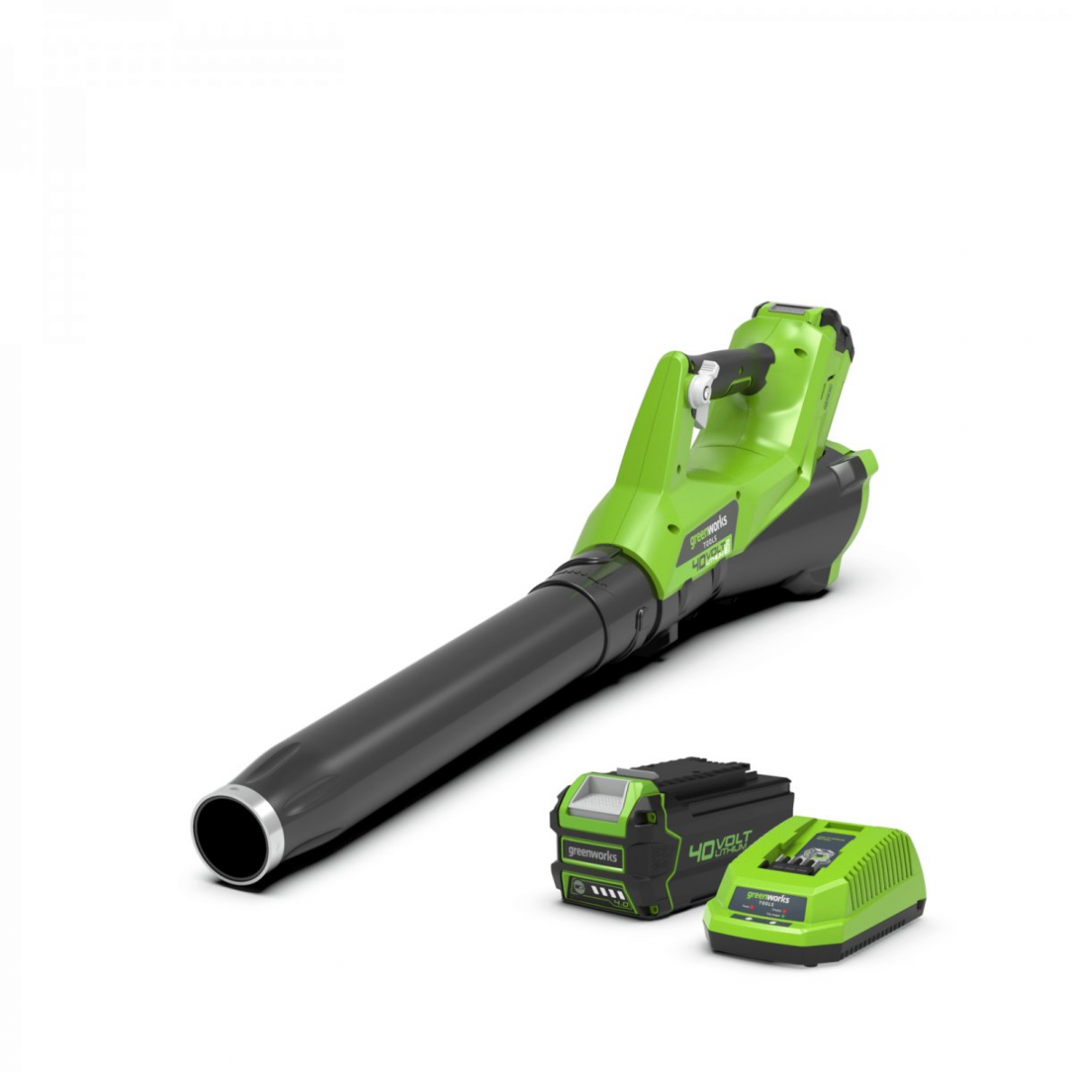 Greenworks G40ABK4 PŪSTUVAS (40V su 4Ah akumuliatoriumi ir krovikliu) Greenworks G40ABK4 PŪSTUVAS (40V su 4Ah akumuliatoriumi ir krovikliu)