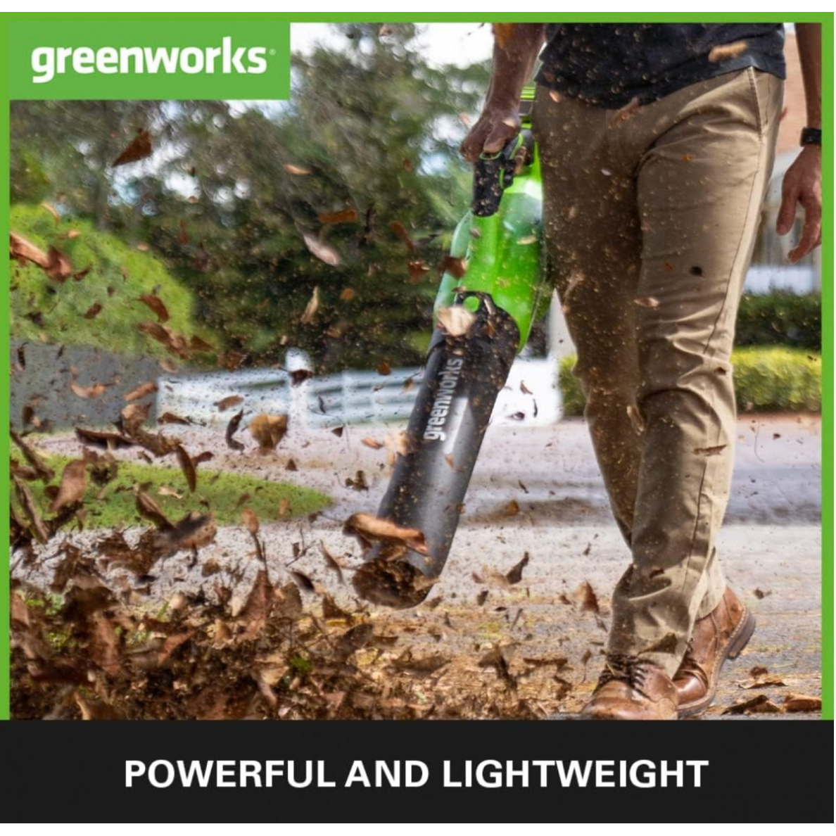 Greenworks G40AB akumuliatorinis pūstuvas ( 40V 2X2Ah akumuliatoriai ir kroviklis) 3 Greenworks G40AB akumuliatorinis pūstuvas ( 40V 2X2Ah akumuliatoriai ir kroviklis) 3