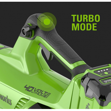 Greenworks G40ABII PŪSTUVAS 40V (40V be akumuliatorių ir kroviklio) 3 Greenworks G40ABII PŪSTUVAS 40V (40V be akumuliatorių ir kroviklio) 3