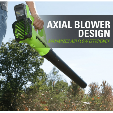Greenworks G24AB PŪSTUVAS (24V be akumuliatorių ir kroviklio) 3